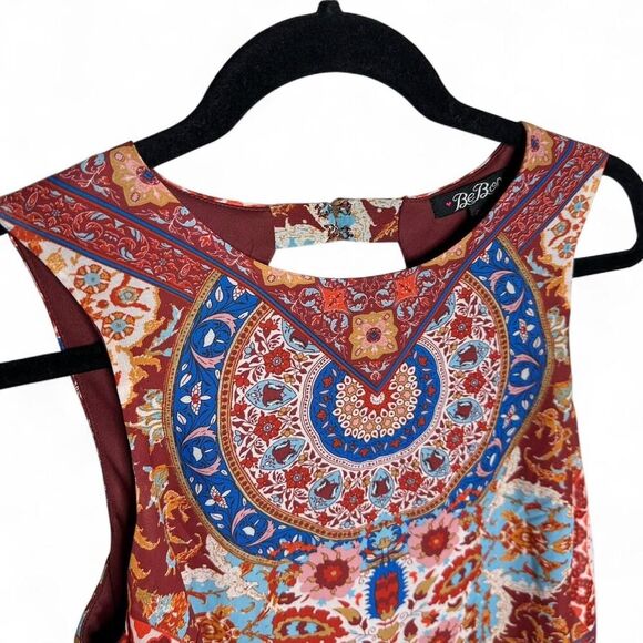 BeBop Boho Print Summer Dress M – Easy Breezy Style - Picture 3 of 6